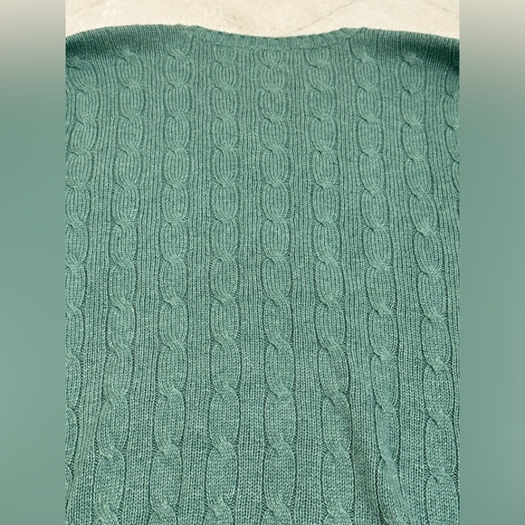 Ralph Lauren Polo seafoam green 100% silk sweater excellent condition M medium - Picture 10 of 12